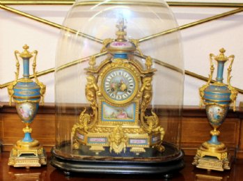 Sevres Clock Garniture