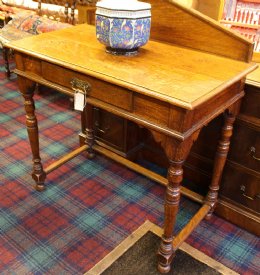 Oak Table with Drawer