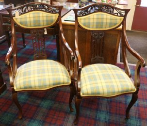 Pr Art Nouveau Armchairs